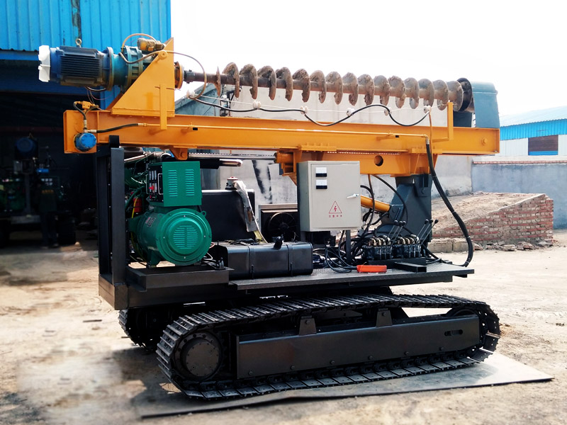 履帶光伏打樁機