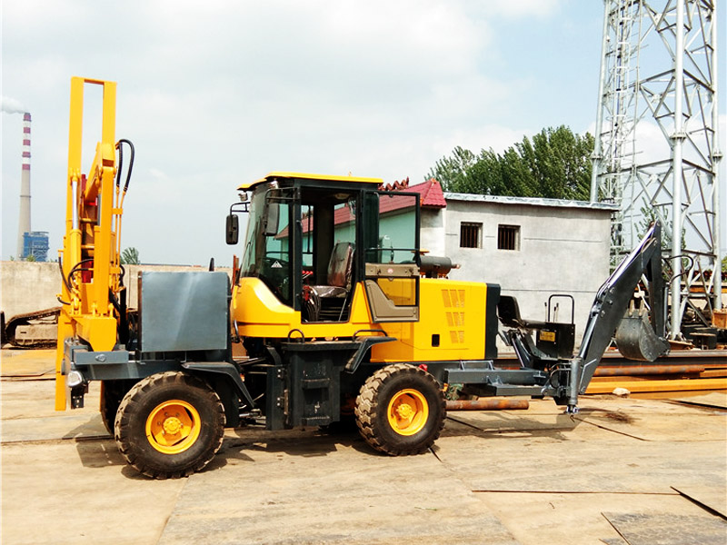 挖打一體護欄樁機