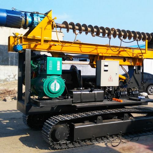 履帶光伏打樁機