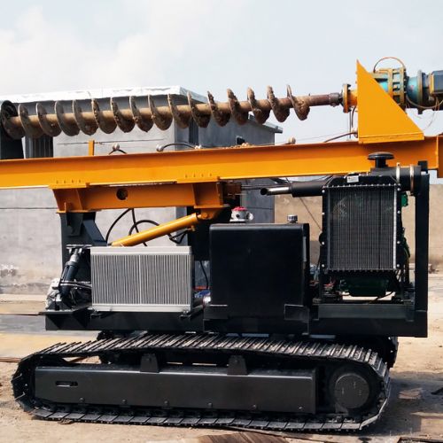 履帶光伏打樁機