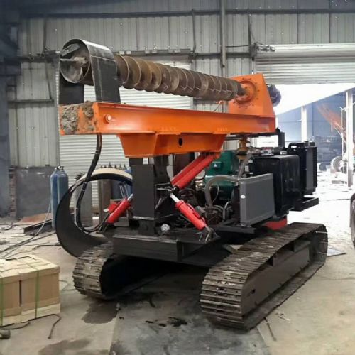 履帶光伏打樁機